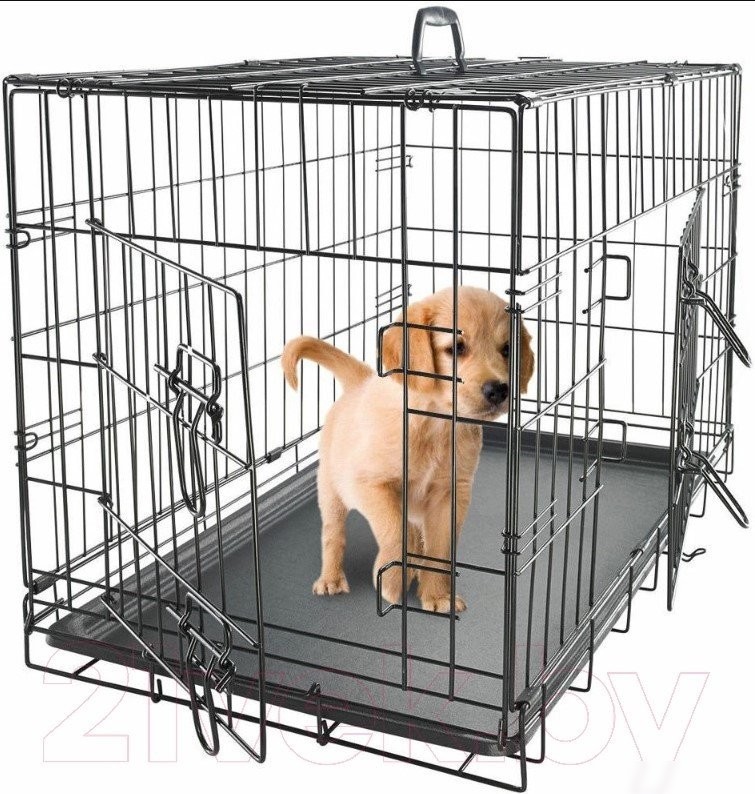 Клетка Duvo Plus Pet Kennel Large 780/482/DV (черный)