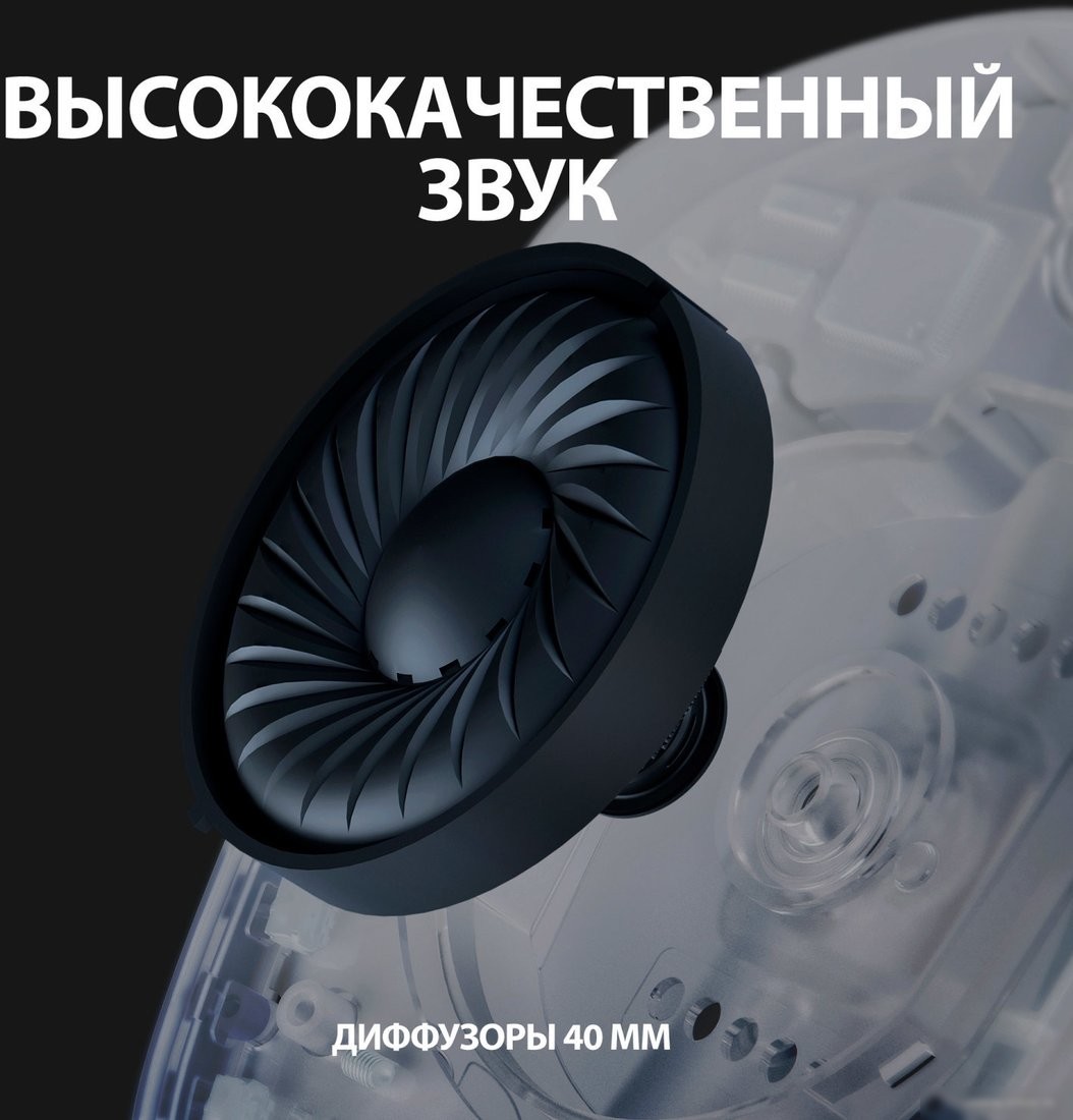 Наушники Logitech G435 Lightspeed (белый/сиреневый)