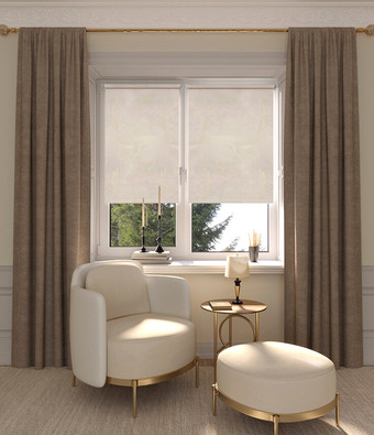 Рулонные шторы Legrand Фавор 140x175 (миндаль)