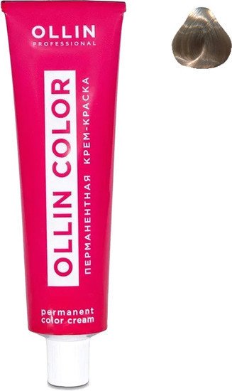 Крем-краска Ollin Professional Color перманентная 10/1 светлый блондин пепельный 60 мл