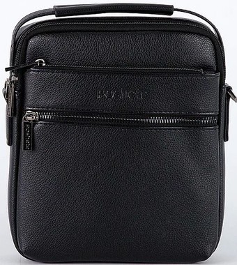 Мужская сумка Poshete 250-5188-3-BLK (черный)
