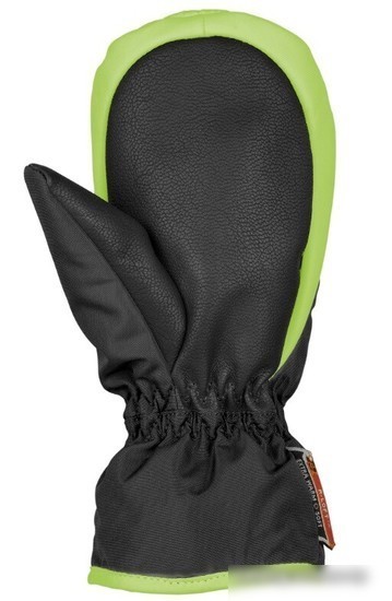 Варежки Reusch Ben mitten 4685408-0716 (р-р 4, mitten black/neon green inch)