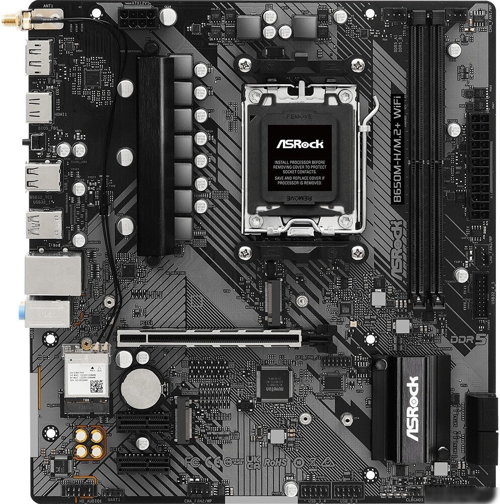 Материнская плата ASRock B650M-H/M.2+ WiFi