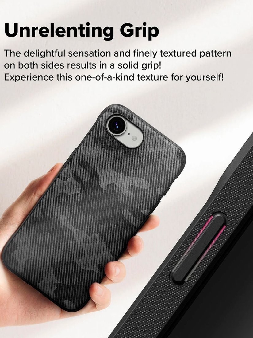 Чехол для телефона Ringke Onyx для iPhone 16e Camo Black