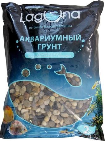 Грунт Laguna Галька речная 5-10 мм 10101A 2 кг