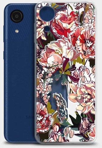 Чехол для телефона BoraSCO ArtWorks для Samsung Galaxy A03 Core 51377 (прозрачный/рисунок)