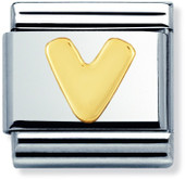 Звено для браслета NominatioN Буква V 030101/22