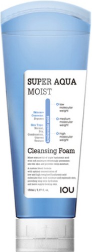 Welcos Пенка для умывания IOU Super Aqua Moist Cleansing Foam 150 мл