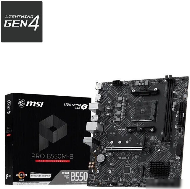 Материнская плата MSI Pro B550M-B