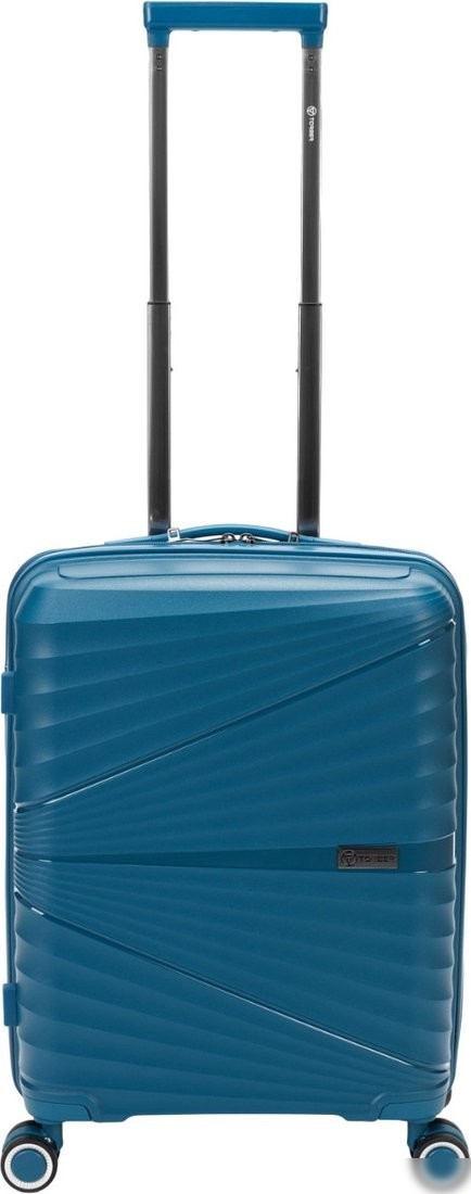 Чемодан-спиннер Torber Nevo T2207S (синий)