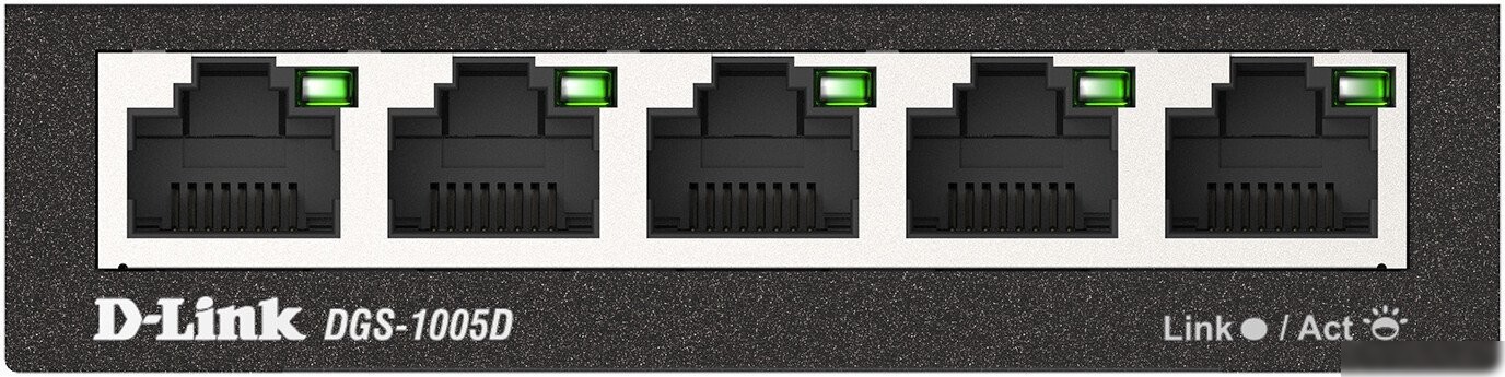Неуправляемый коммутатор D-Link DGS-1005D/R1A
