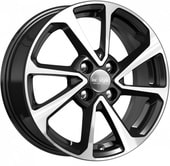 Литые диски K&K KC861 15x6" 4x100мм DIA 60.1мм ET 50мм Алмаз Черный