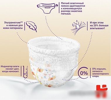Трусики-подгузники Huggies Elite Soft 5 (34 шт)