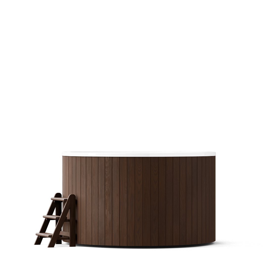 Купель PolarSpa Comfort термососна 195 Cold (темный, с аэромассажем)