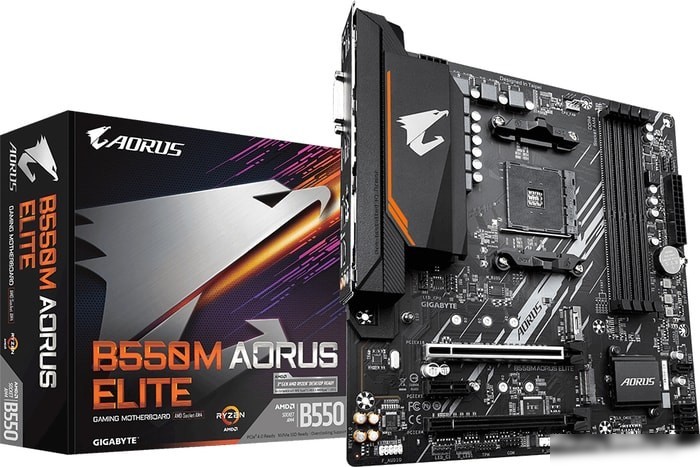 Материнская плата Gigabyte B550M Aorus Elite (rev. 1.0)