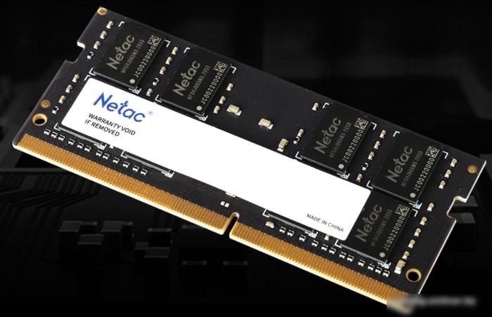 Оперативная память Netac Basic 16GB DDR4 SODIMM PC4-21300 NTBSD4N26SP-16