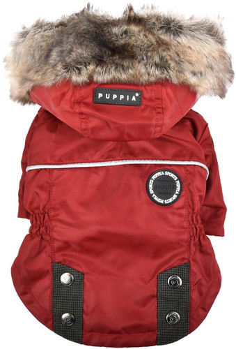 Куртка для животных Puppia Brock с капюшоном PAUD-JM1851-RD-M (красный)