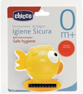 Термометр Chicco Рыба-Шар 6564 (желтый)
