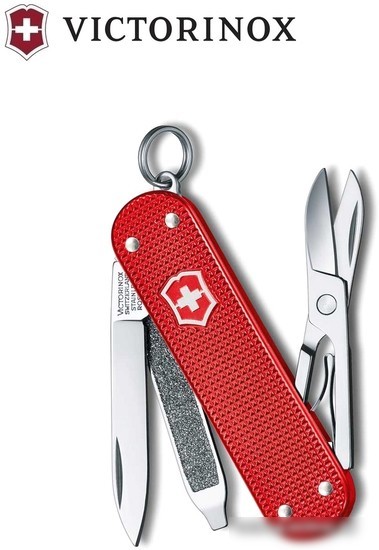 Мультитул Victorinox Classic Alox SD Colors (красный)