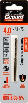Сверло Gepard GP1440-075