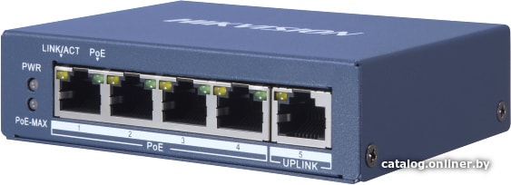 Коммутатор Hikvision DS-3E0505P-E
