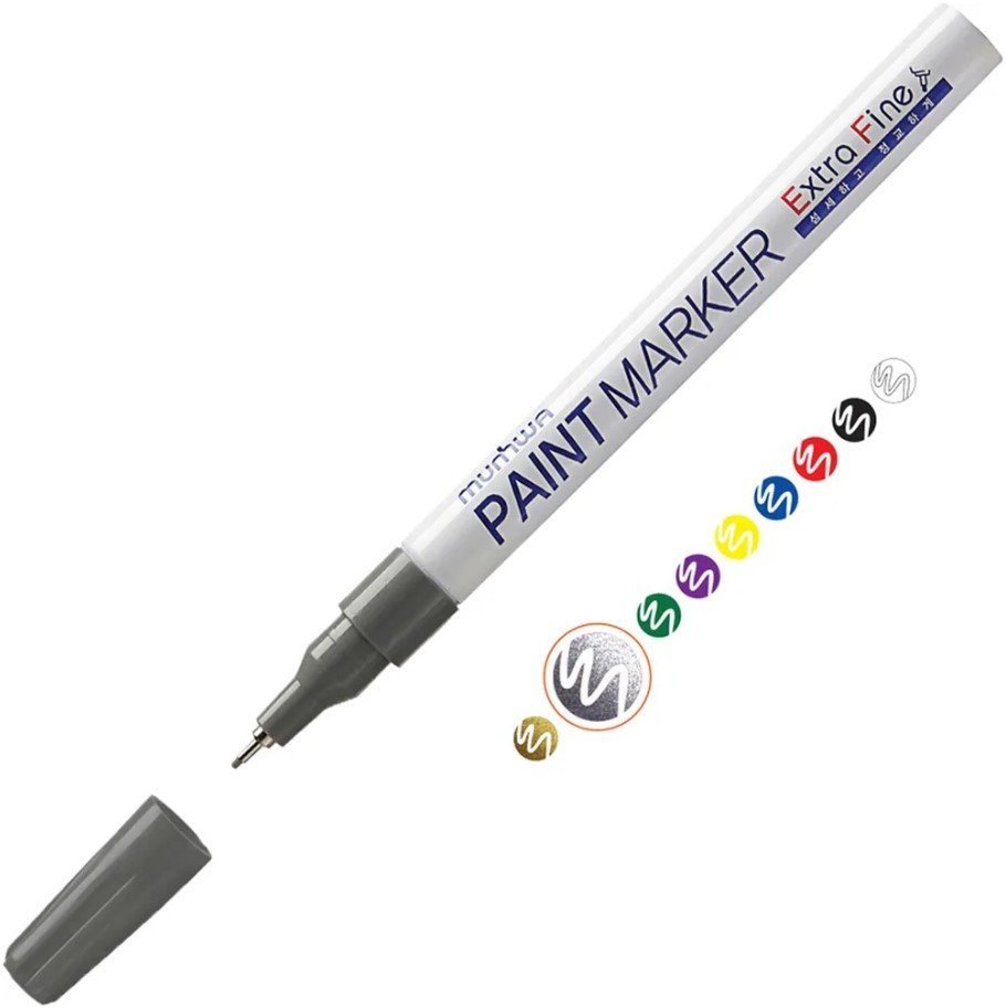 MunHwa Extra Fine Paint Marker EFPM-06 (серебристый)