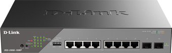 Управляемый коммутатор 2-го уровня D-Link DSS-200G-10MP/A1A