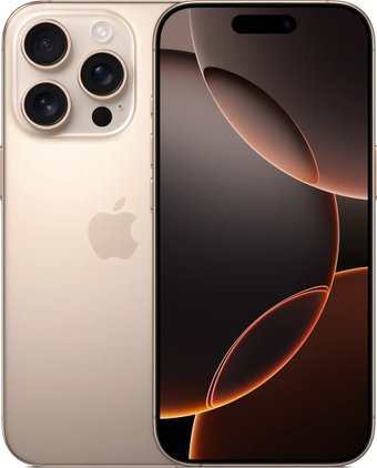 Телефон Apple iPhone 16 Pro Dual eSim 128GB (пустынный титан)
