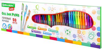 Набор гелевых ручек BRAUBERG Kids 143822 (50 цветов)