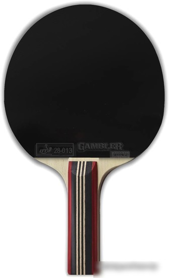 Ракетка для настольного тенниса Gambler Pure 7 Nine Ultra Tack GRC-8 (прямая)
