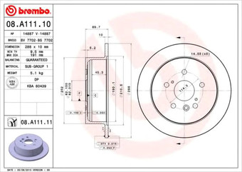 Brembo 08A11111