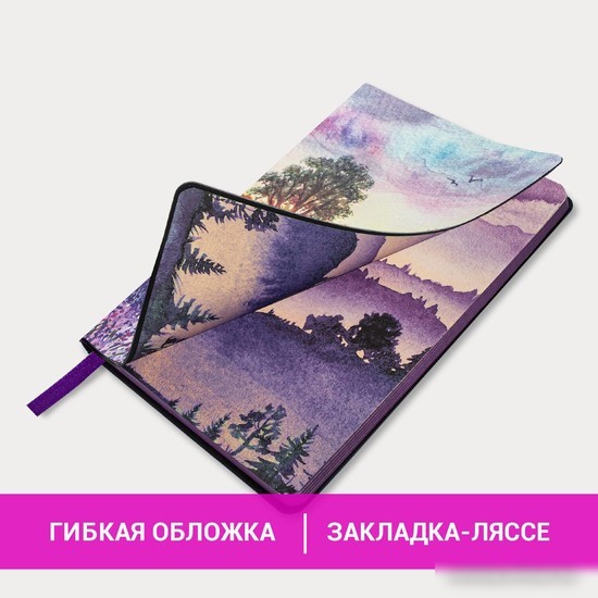 Ежедневник BRAUBERG Vista Violet 112074