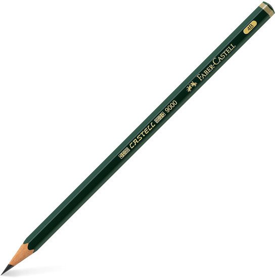 Простой карандаш Faber Castell 9000 4B 119004