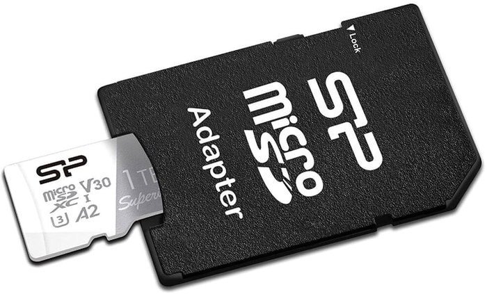Карта памяти Silicon-Power Superior microSDXC SP001TBSTXDA2V20SP 1TB (с адаптером)