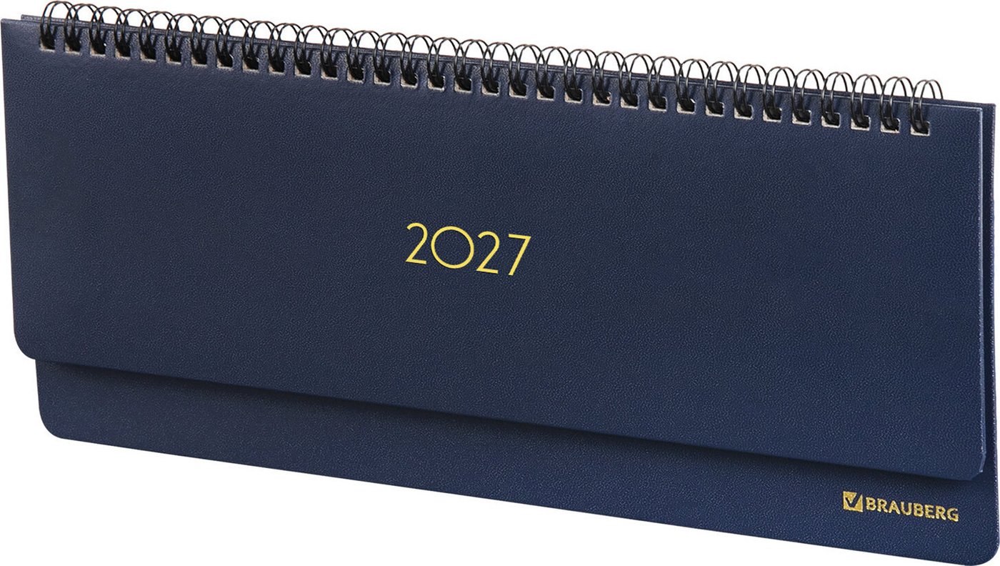 Ежедневник BRAUBERG Select 2027 118202 (темно-синий)