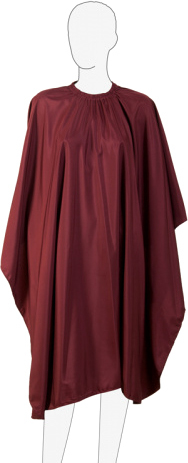 Пеньюар для клиента Dewal Матовый 128 х 148 см AA09 (красный)