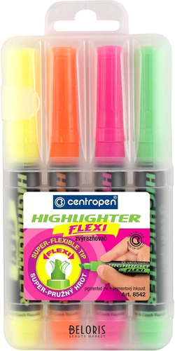 Набор текстовыделителей Centropen Flexi 8542 0402 (4 шт)