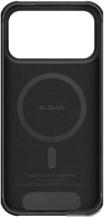 Чехол для телефона Pitaka Aramid ProGuard для iPhone 17 Pro Max (600D Black/Grey Twill)