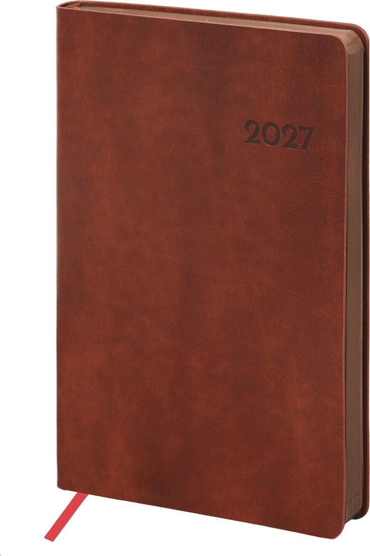 Ежедневник BRAUBERG Flexi 2027 118223 (коньячный)