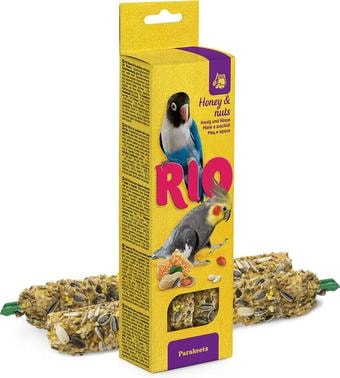 Лакомство для птиц Rio Палочки с медом и орехами 2х75 г