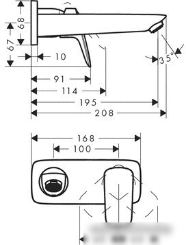 Смеситель Hansgrohe Logis 71220000