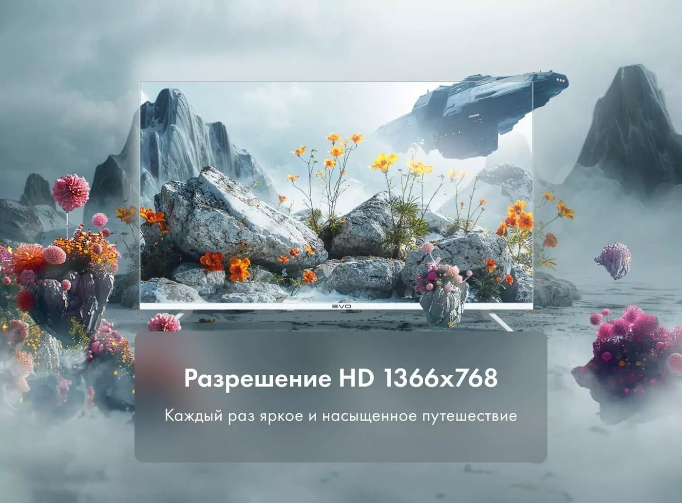 Телевизор Evo TV 24 White TD0051748RU