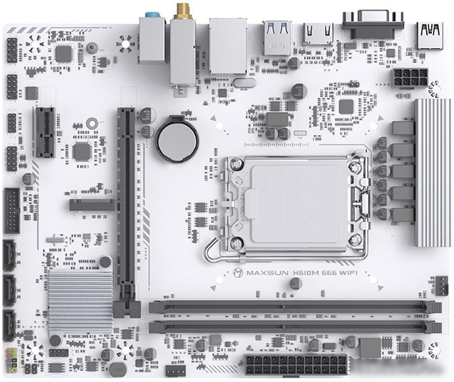 Материнская плата Maxsun MS-H610M 666 WIFI