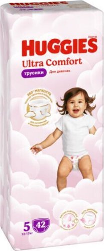 Трусики-подгузники Huggies Ultra Comfort Girl Mega 5 (42 шт)