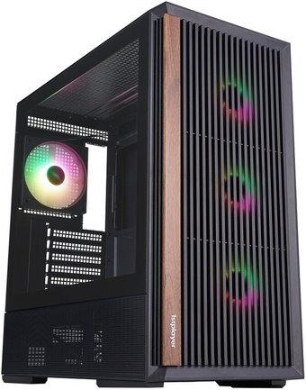 Корпус 1stPlayer WD7 ARGB WD7-BK-4FA7-2FA7R (черный)