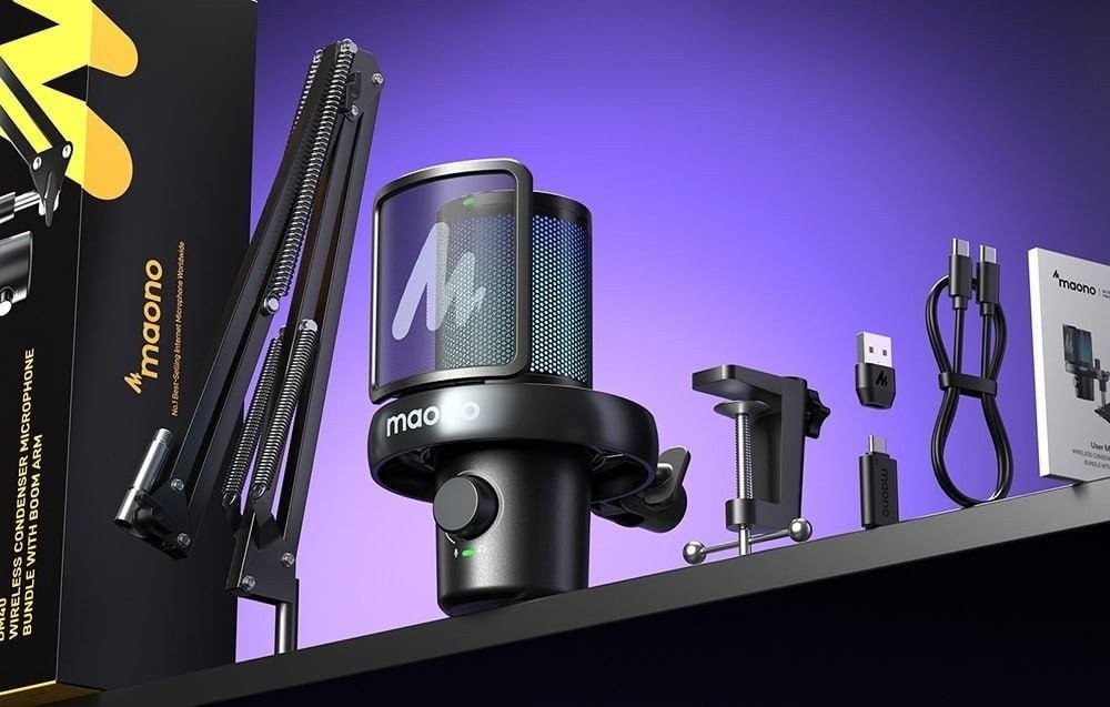 Проводной микрофон Maono DM40 Pro S (черный)