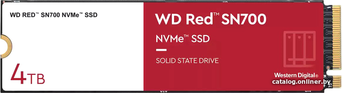 SSD WD Red SN700 4TB WDS400T1R0C SSD WD Red SN700 4TB WDS400T1R0C