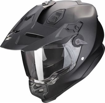 Мотошлем Scorpion Exo ADF-9000 Air Solid (р. XS, черный матовый/перламутровый)