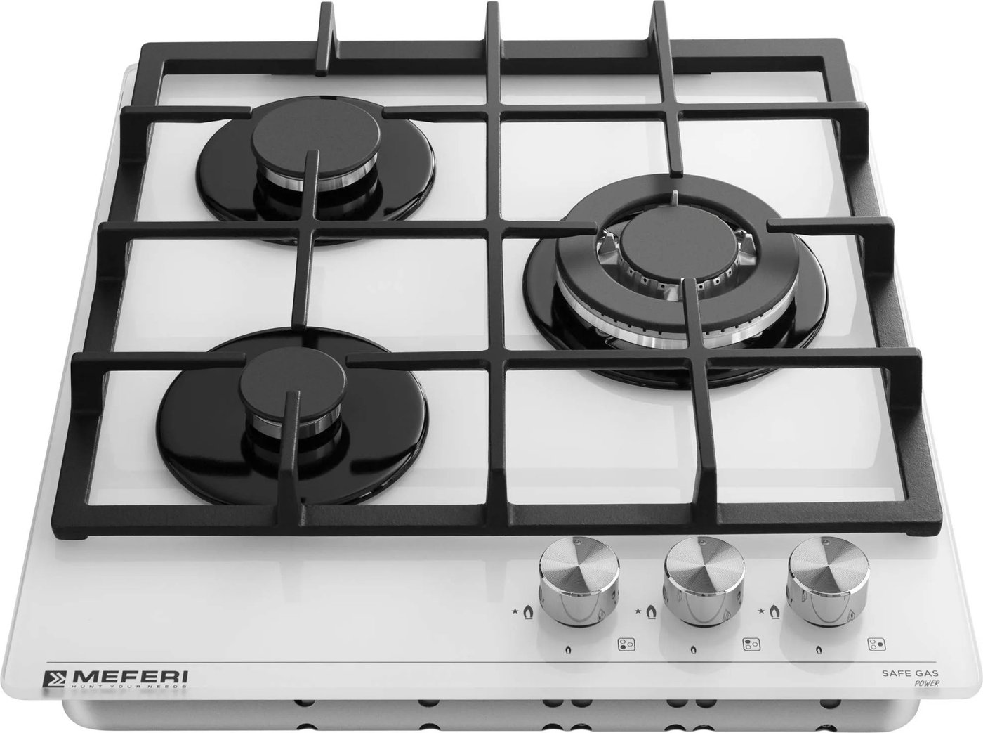 Варочная панель Meferi MGH453WH Glass Power