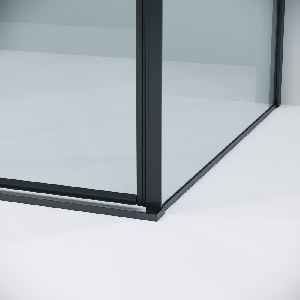 Душевой уголок Grossman Galaxy 140x90x195 120.K33.01.1490.21.00 (черный матовый/стекло прозрачное)